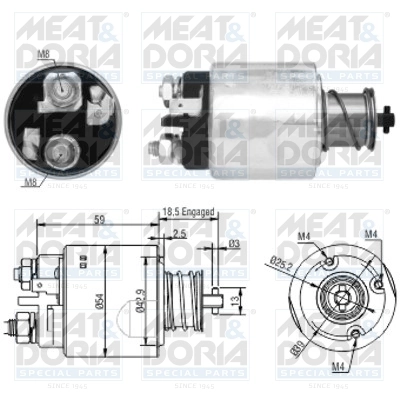 Solenoid Switch, starter